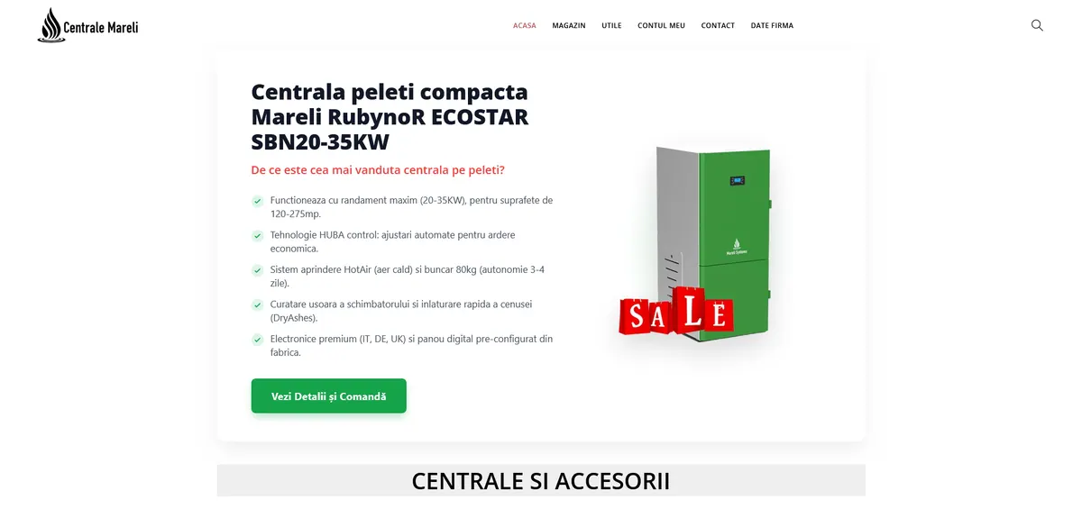 Captura site Centrale Mareli