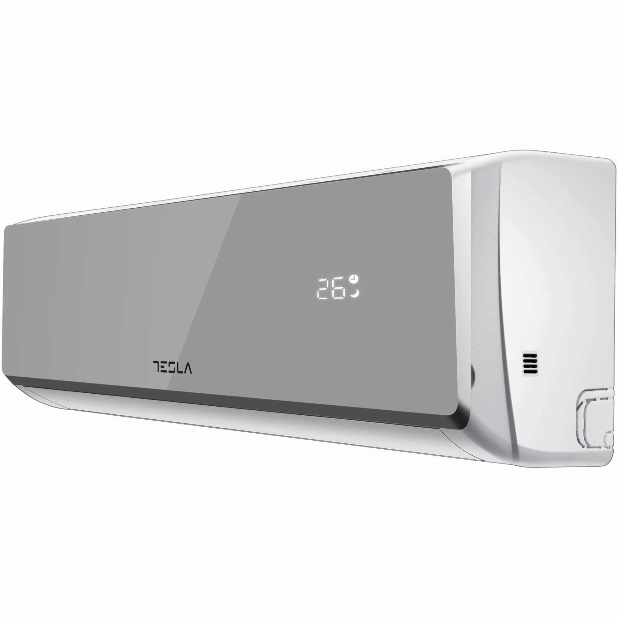 Aparat de aer conditionat Tesla 12000 BTU WIFI, Clasa A++, Functie incalzire, Functie Turbo, Flux Aer 3D, I Feel, Autocuratare, Timer, Filtru lavabil, Carcasa anti-rugina, Inverter, R32, TT34EX82SM-1232IAW, Argintiu