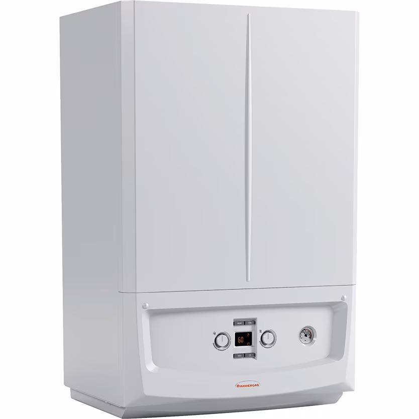 Centrala termica in condensare cu boiler incorporat Immergas Victrix Zeus 32 kW, capacitate boiler 45 litri, kit evacuare inclus