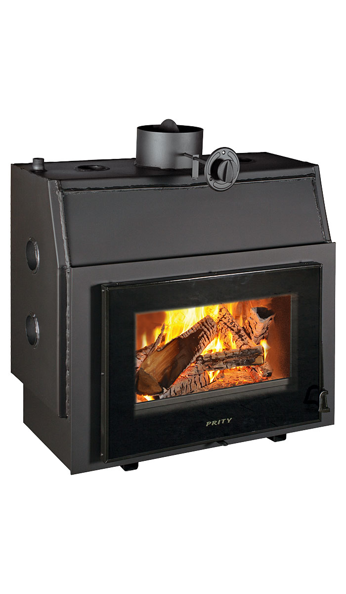 Semineu focar pe lemne incastrabil pentru calorifere PWTV- 23kW