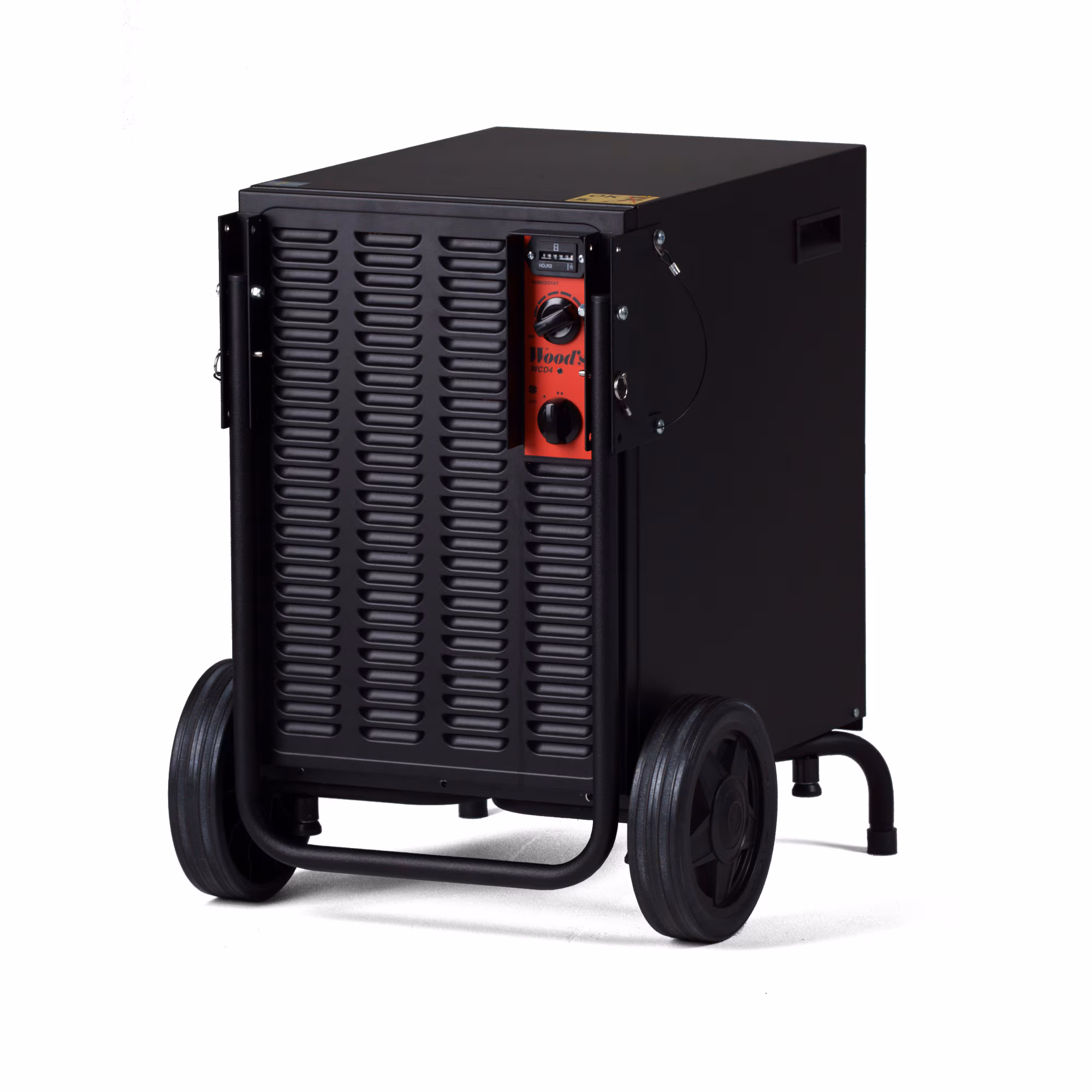 Dezumidificator profesional WCD4PRO Suedia, filtru de aer lavabil, roti robuste, maner telescopic pentru transport usor, carcasa integrala metalica