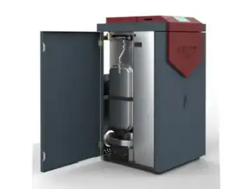 Centrala peleti compacta Prity PLW25B EH – 27kW cu pompa si vas
