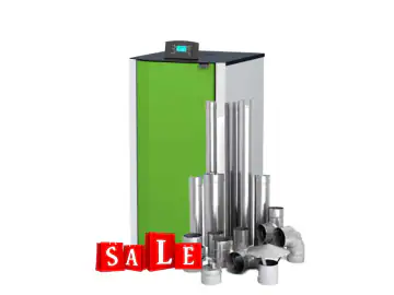 Centrala Peleti Mareli Compacta Matera Auto 24kw Mareli Kit Evacuare Inox