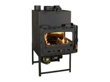 Semineu Focar Pe Lemne Incastrabil Cu Ventilator Model 2cf 22kw