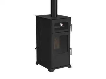 Soba De Gatit Pe Lemne Si Peleti Cu Plita Si Cuptor Gold 12kw