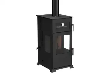 Soba De Gatit Pe Lemne Si Peleti Cu Plita Si Cuptor Gold Plus 12kw