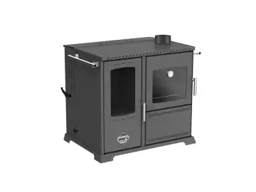 Soba De Gatit Pe Lemne Si Peleti Cu Plita Si Cuptor Saphire 10kw