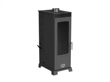 Soba Pe Lemne Si Peleti Cu Plita Flame Fan 12kw