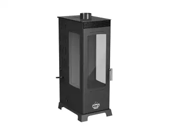 Soba Pe Lemne Si Peleti Cu Plita Flame Fan Plus 12kw