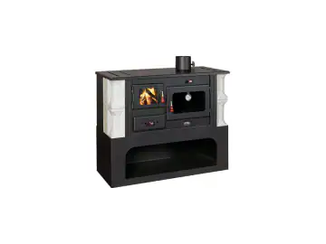 Soba Teracota De Gatit Pe Lemne Cu Cuptor Si Plita Model P34 10kw