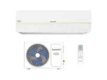 Aparat de aer conditionat cu invertor Laretti LR-09WF Gold Line, 9000 BTU, 25 m², Dezumidificare, Wi-Fi, R-32, Alb