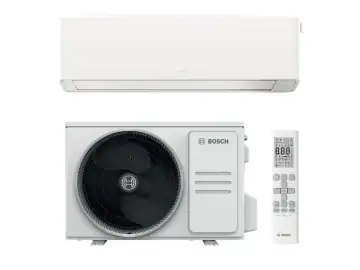 Aparat de aer conditionat Bosch Climate 7000i, 12000 BTU Wi-Fi, Clasa A+++/A+++, functie Save Plus, functie Power Control, Wind Avoid Me,3D Airflow, i-Clean, Follow me, alb