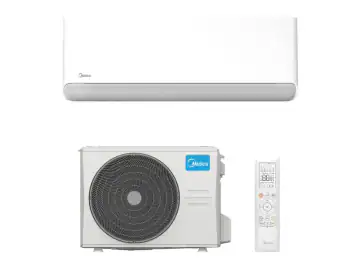 Aparat de aer conditionat Midea Breezeless E CB1-18HRFN8-MX3-18RD1-CB Inverter 18000 BTU, Wi-Fi, algoritm optimizare consum electric, incalzire si racire rapide, Air Magic+