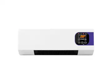 Aparat de aer conditionat portabil, UWOT, cu functie de incalzire si racire, montare pe perete, Ecran LCD, temperatura reglabila intre 16 si 40 ℃, incalzitor PTC, temporizator de 1-6 ore, 2000 W, Alb, 51 × 17, 4 × 11, 3 cm