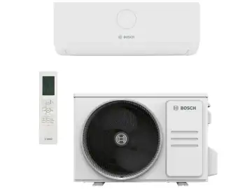 Aparat de aer conditionat Bosch Climate 3000i, 12000 BTU, A++/A+, Filtru catalizator rece, functie Wind avoid me, functie Follow-me, Wi-Fi Ready, alb