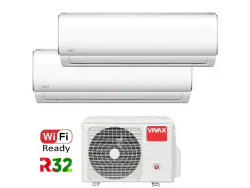 Aer conditionat Multisplit Vivax M-Design ACP-14COFM40AERI / 2x ACP-07CH21AEMI, R32, Inverter, Clasa A++, I Feel