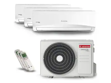 Aparat de aer conditionat multisplit Ariston 2 x 9000 BTU, 1 x 12000 BTU, Prios 80 Trial XD0