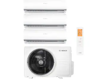 Aparat de aer conditionat multi-split Bosch Seria 2000, 2 x 9000 + 12000 BTU, unitate externa 27000 BTU, Clasa A++/A+