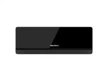 Aparat aer conditionat inverter split, 12000 BTU, A+++, negru, WiFi, cu micropori, racire-incalzire, dezumidificare, lumina UVC, silentios, design elegant, BlauTech Premium Plus