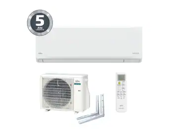 Aparat de aer conditionat Fujitsu de 12000Btu, inverter R32, A++, Garantie 5 ANI, compact, silentios, suporti CADOU