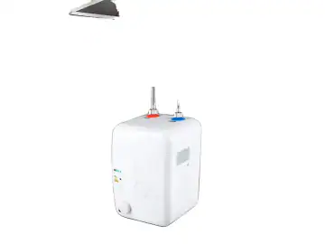 Boiler, design compact sub chiuveta, 1500W, alb, 9x8.4x14in