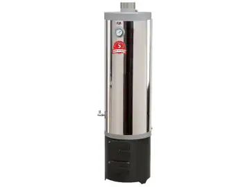 Boiler pe lemne 120 L Inox