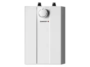 Boiler electric Zanker, 5 litri, Nepresurizat, Clasa energetica A, Reglaj extern al Temperaturii, Eficient, Montare Sub Chiuveta, Ideal pentru Baie sau Bucatarie, Protectie IP24