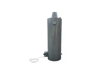 Boiler cazan baie pe lemne si electric, tabla de otel, 3 bari, 90 L