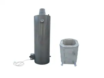 Boiler cu Focar 90 L pe lemn si electric din tabla de otel