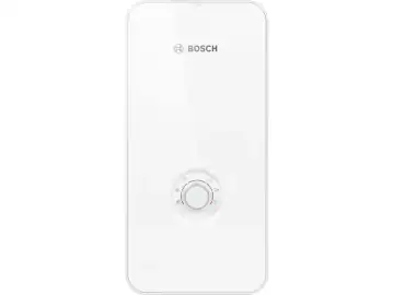Boiler instant electric Bosch Tronic Comfort Aquastop TR5001 21/24/27, 21-27 kW, control electronic, functie AquaStop, alimentare trifazica, culoare Alb