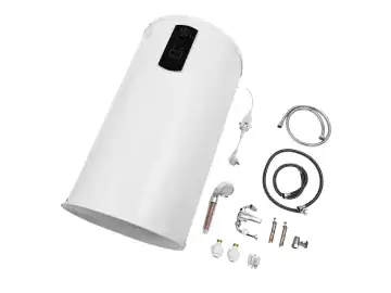 Boiler pentru apa calda, 2000W, design vertical compact, alb