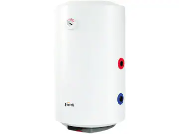 Boiler termoelectric cu serpentina Ferroli Power Thermo 80V, 1500 W, 80 l, 0.8 Mpa, Alb