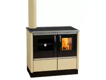 Soba Centrala Termica ROXY, ev.stanga, 16.3kW, 164 kg, crem, Incalzeste 110 m²