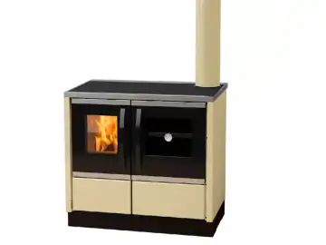 Soba Centrala Termica ROXY, ev.dreapta, 16.3kW, 164 kg, crem, Incalzeste 110 m²