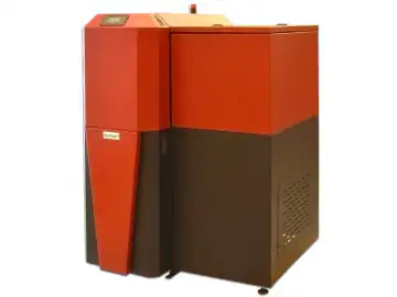 Centrala mixta lemn/pelet Termax Tera 28 kW, 185 mp, buncar peleti 95 kg, volum manta apa 75 litri, diametru cos Ø120 mm