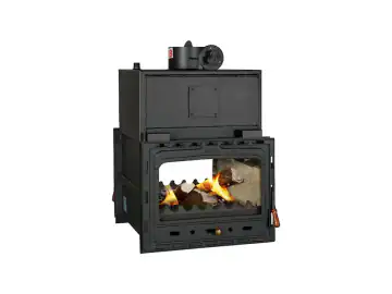 Termofocar otel incalzire centrala Prity 2CW28, 33kW, 2 fete la 180 grade, usa fonta, clasa A