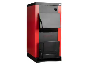 Centrala/Cazan pe lemn Termax 50 kW, cu ardere standard, volum manta apa 140 litri