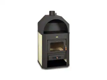 Termosemineu, incalzire centrala, PRITY, W17,17+6 kW, laterale crem