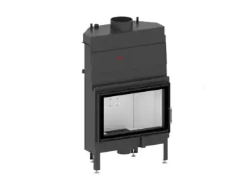 Semineu lemne Hitze ALBERO Aquasystem ALAQS68x43.S-D, 16 kW, tip centrala