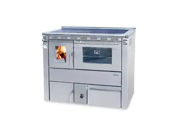 Soba centrala cu plita si cuptor CEZARA 25, 25kw, evacuare dreapta