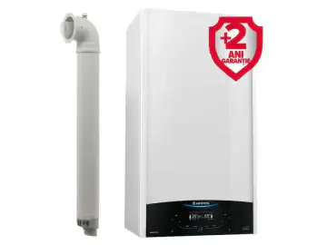 Centrala termică Ariston Genus One+ 24 kW, condensare, ecran LCD tactil, extragarantie 2 ani, meniu română