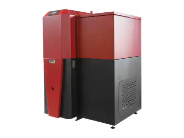 Centrala termica mixta lemn si peleti, Fornello Tera 28 KW, aprindere electrica peleti, fara modificari la schimbarea combustibilului, buncar 95 kg, tiraj fortat