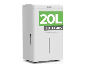 Dezumidificator Electric Woleix 20L, 39Db, pentru incaperi de pana la 150m², cu temporizator si filtrul