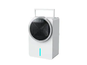 Dezumidificator portabil cu rezervor de apa de 2000 ml, capacitate zilnica de dezumidificare de 3 litri, lumina de noapte si functie de temporizator, oferind un mediu confortabil. Alb