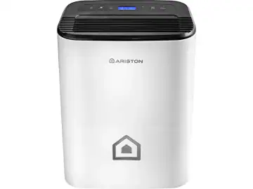 Dezumidificator camera, electric, Ariston Deos 21 S, 21 L / 24 h, Wi-Fi, 440 W, rezervor 3 L, oprire automata, timer, uscare rufe, purificare, drenaj continuu, suprafata dezumidificare 37 mp