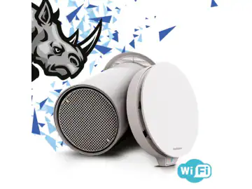 RHINOCOMFORT 3 - Ventilator cu recuperare de căldură pentru o singură cameră, cu funcție de dezinfectare. Controlabil prin smartphone (WiFi, BT) - 40 m2 / sau pentru întreaga casă