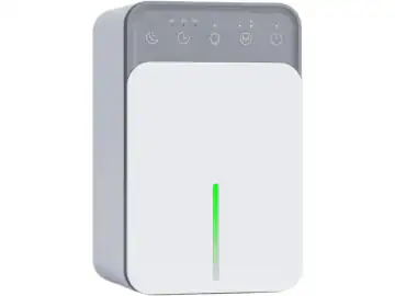 Dezumidificator alb 1L cu oprire automata pentru bai si camere mari