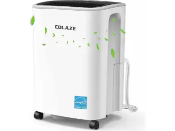 Dezumidificator electric COLAZE, 20 L/24h, pentru camere pana la 150 m³, silentios, culoare alb