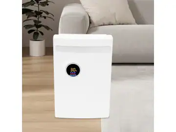 Dezumidificator, Uz casnic, Rezervor 2, 2 l, 100 W, Pana la 30 m², 350–500 ml/zi, Priza UE 220 V, Afisaj LED, Alb
