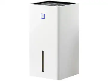 Dezumidificator portabil, aparat de dezumidificare cu tehnologie semiconductoare dubla, silentios, capacitate 250-300 ml/zi, rezervor 1.1 l, pentru pana la 50 m², alb